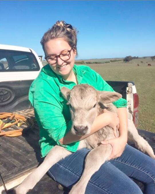 Ms Garratt's love for animals and the environment began from a young age as she was always surrounded by nature on her family's mixed enterprise farm.