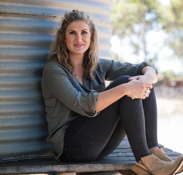 Actor, writer and film-maker Bec Bignell hails from a family farm at Kojonup and is about to unveil her modern take on the country story in a new seven-part web series, Homespun. Photo by Angie Coote.