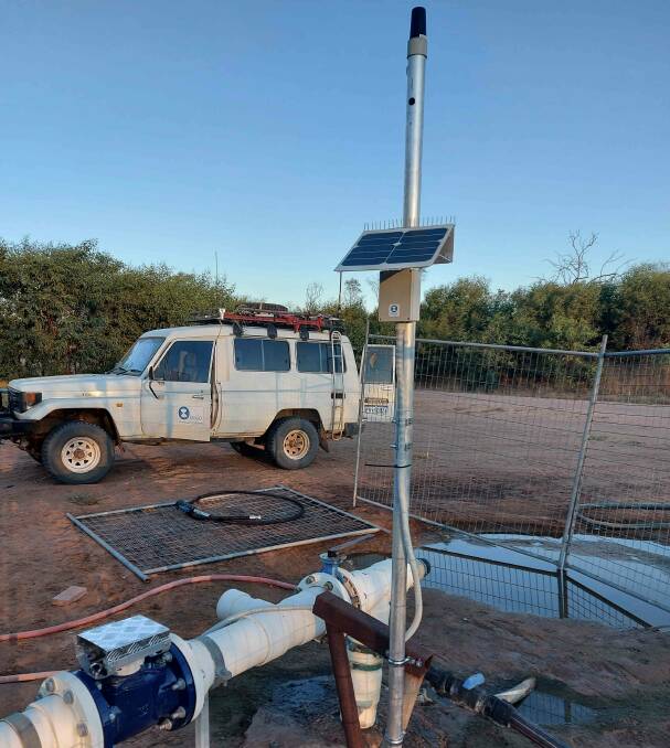  Origo bore monitoring at a station in the Kimberley region.