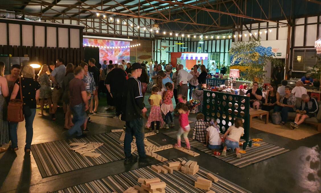 Harvest Nights event in Carnamah at The Exchange which has become a focal point in the town.