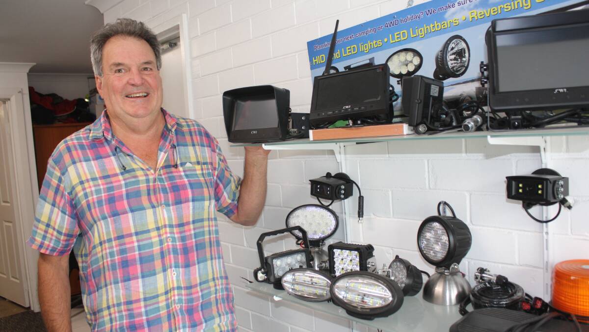 Central Wheatbelt Imports director Craig Gorfin has increased his range of lights and camera-monitoring systems to cater for increasing demand.