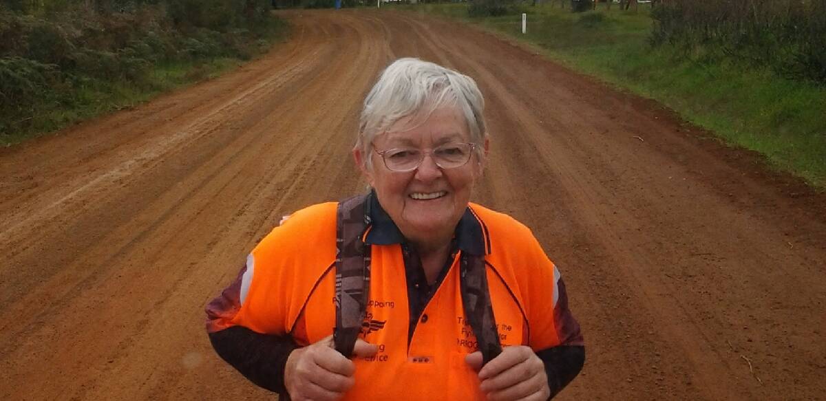 Ann McLeish, Narrogin will walk 202 kilometres next month to raise money for the Royal Flying Doctor Service.
