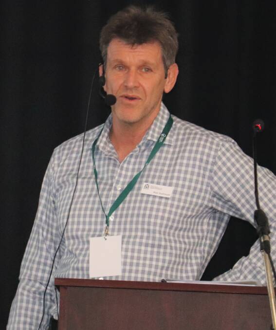 DPIRD principle research scientist Rob Sudmeyer at Wheatbelt NRM's Talkin' Soil Health conference in York last Thursday.