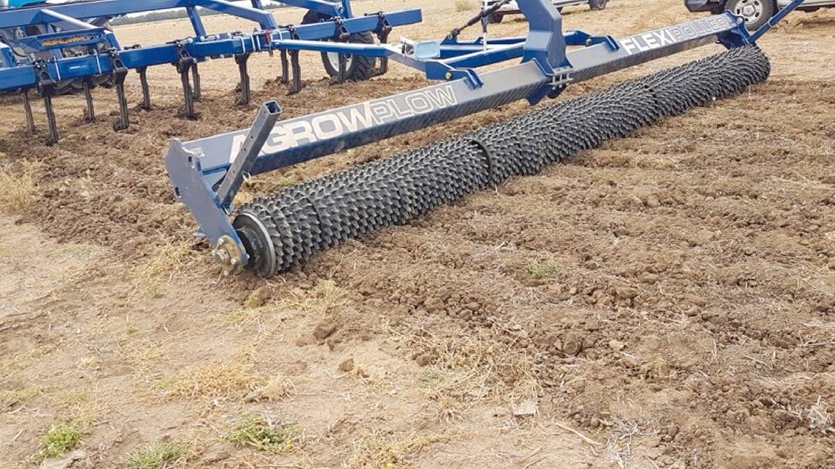  A Cambridge roller is a series of cast rings on a single axle. This one is an Agrowplow Flexiroller. Photo by Agrowplow.