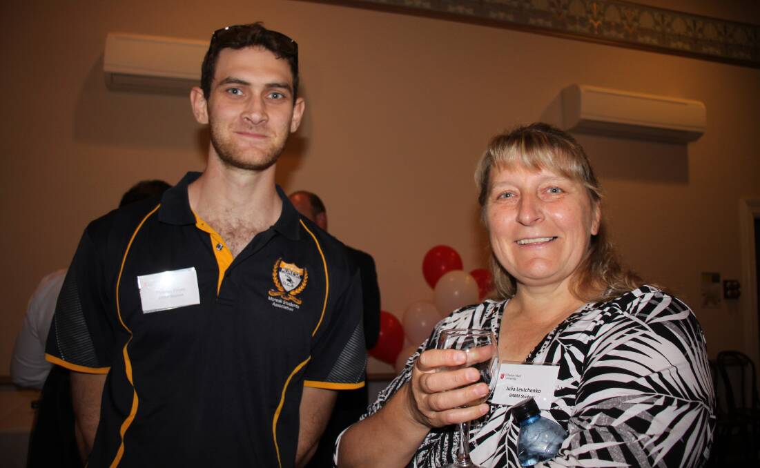 Muresk Agricultural Business Management degree students Thomas Hayes Badgingarra and Julia Levtchenko, Northam.