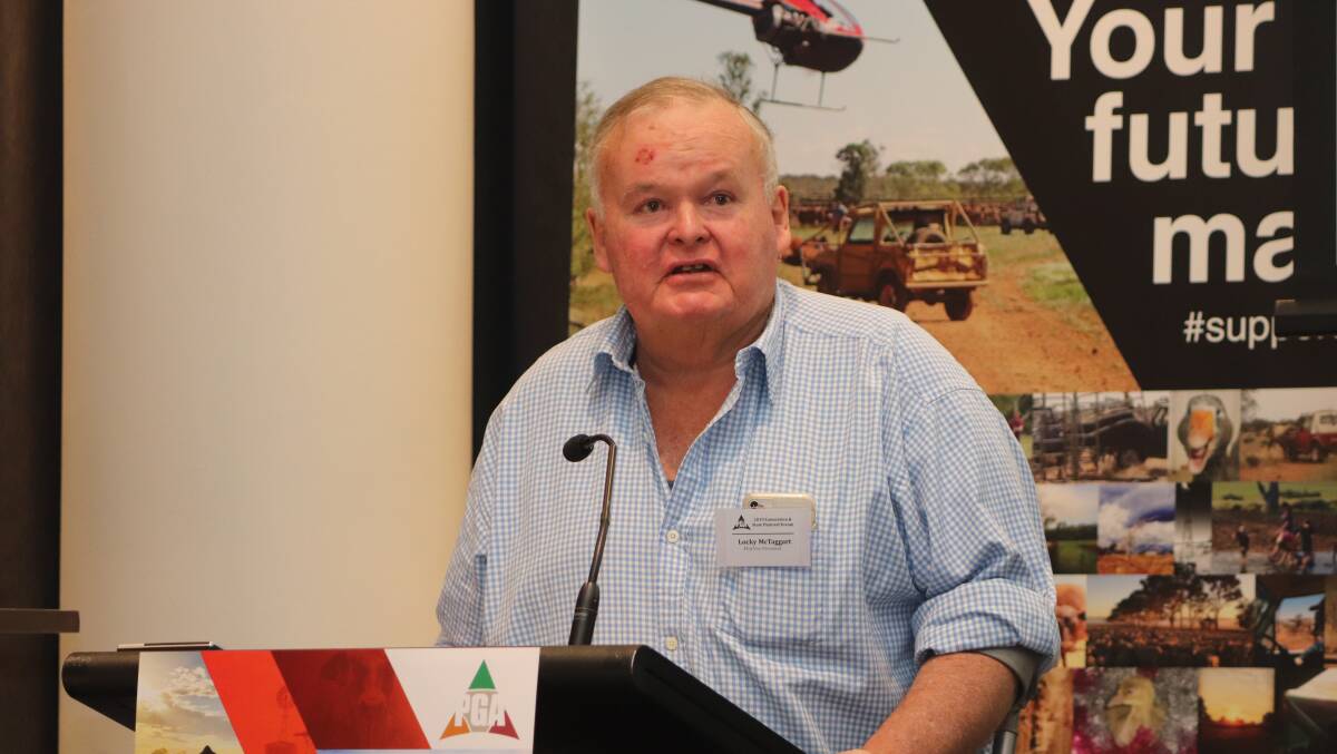 Pastoralists and Graziers Association of WA pastoral committee chairman Locky McTaggart at the 2019 PGA State Pastoral Forum at Crown, Perth last week.