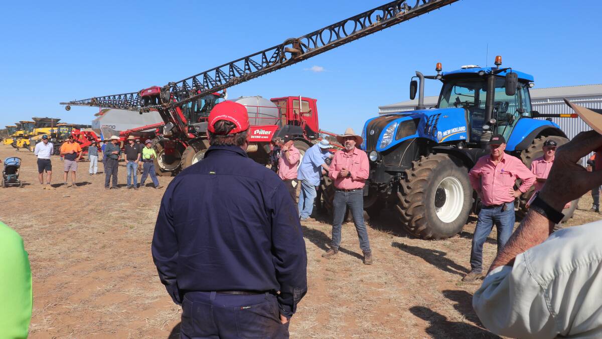 A Nitro sprayer and a T8-410 New Holland tractor were both passed in during the sale at Kulin last week.