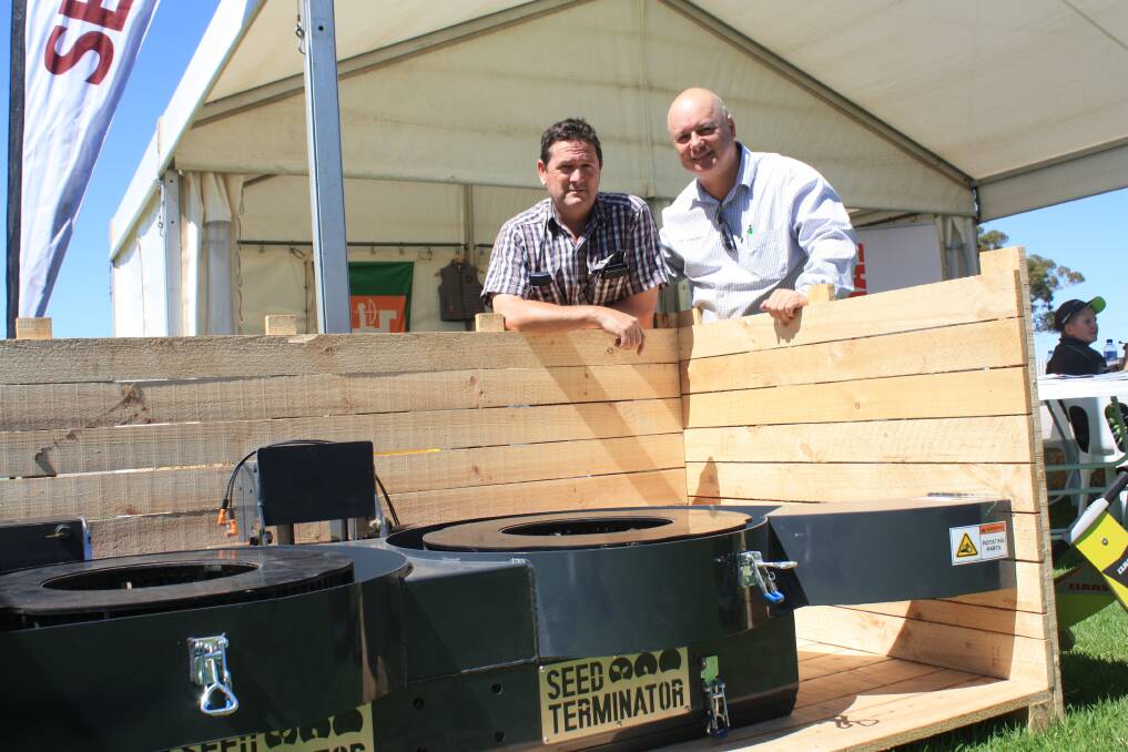 Farm Weekly caught up with former Boekeman Machinery product support manager Brett Asphar (left) and CLAAS Harvest Centre salesman Mel Parnell at last month's Make Smoking History Wagin Woolorama. 