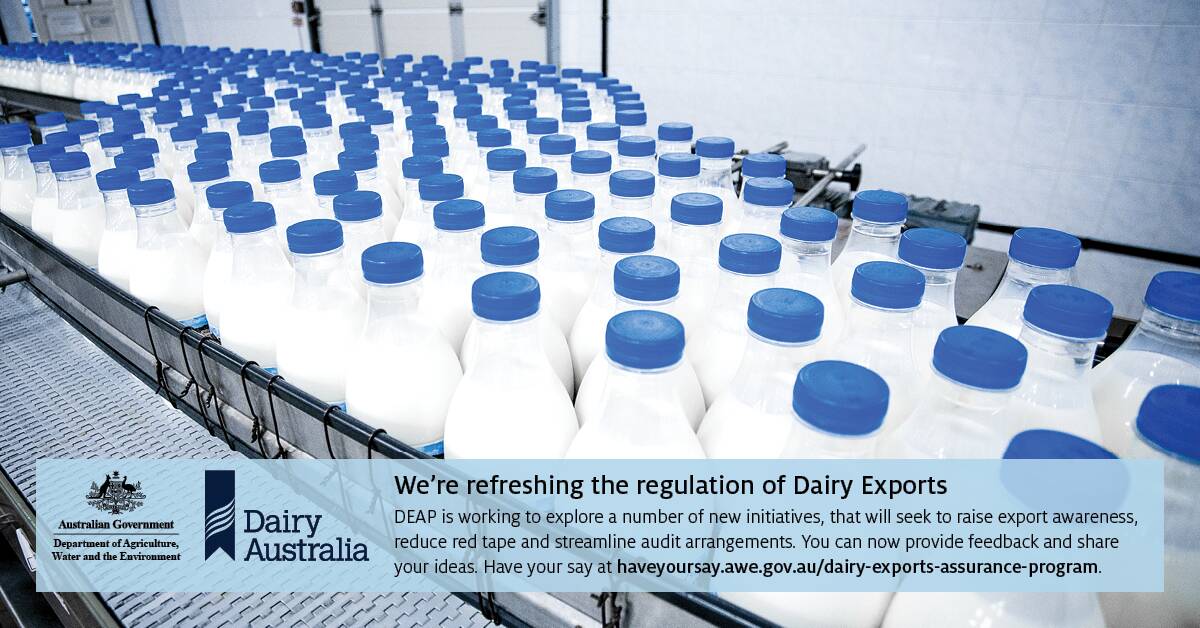 The Dairy Export Assurance Program (DEAP) is an exciting partnership.