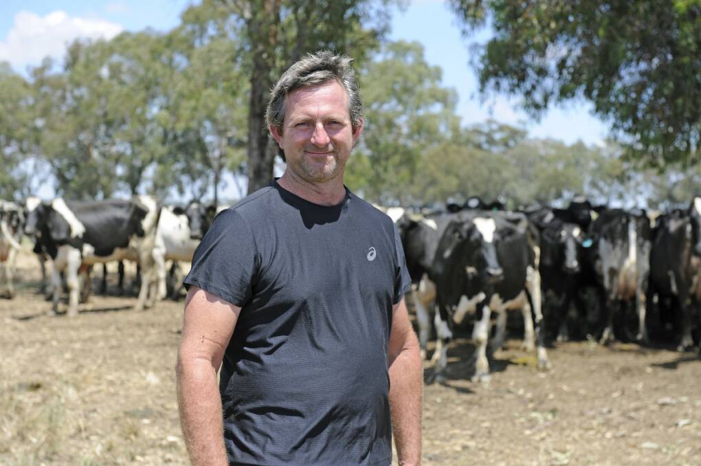 Yarroweyah dairy farmer Chris Hibberson.