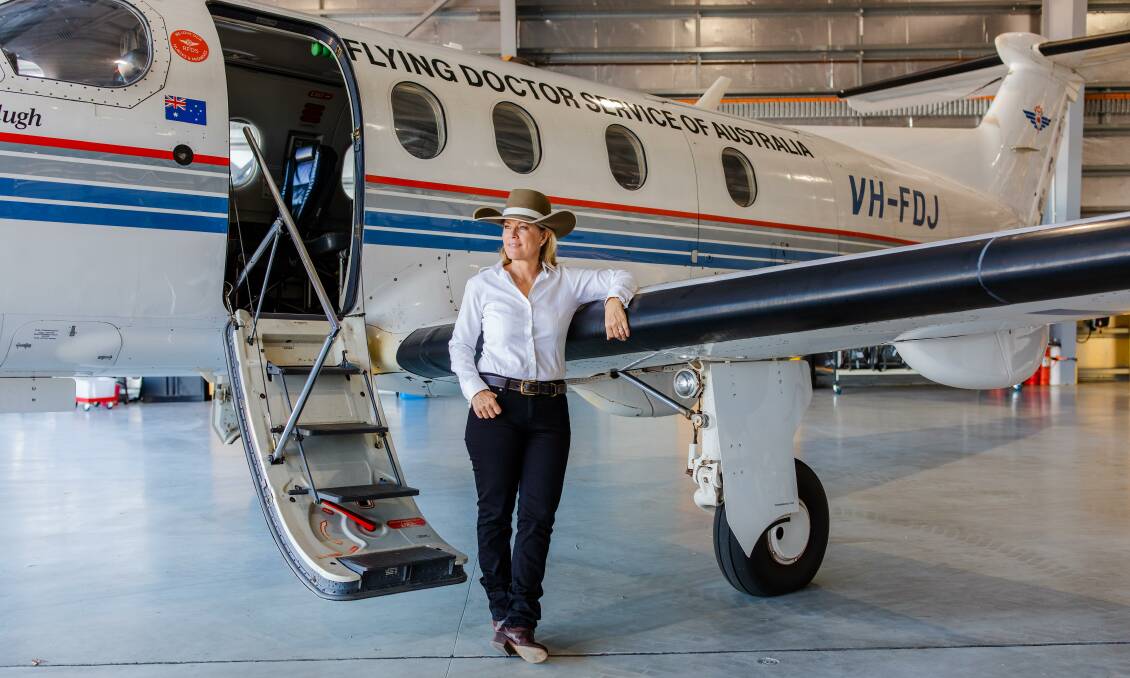 The 2021 Queensland Country Life Beef Achiever Tracey Hayes. One of her new roles in the past three years is with the Royal Flying Doctor Service. Photo by Stephanie Coombes.