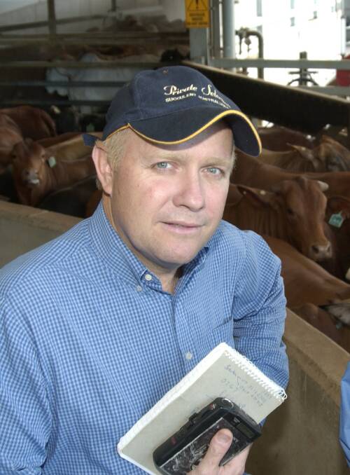 FAMILIAR FACE: Journalist Jon Condon, a beef industry specialist, in earlier days.