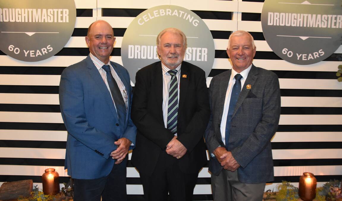 Breed legends Rob Atkinson, Western Australia's John Gardner, Sunny Vale, and Ashley Coleman, from foundation stud Glen Houghton, spoke at the 60th anniversary dinner about the early days.
