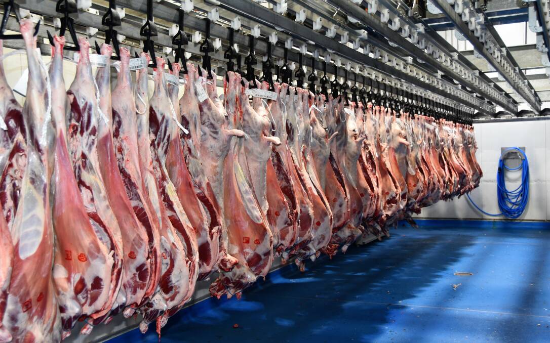 CUTTING EDGE: The automated chiller facility at Gundagai Meat Processors in action. 