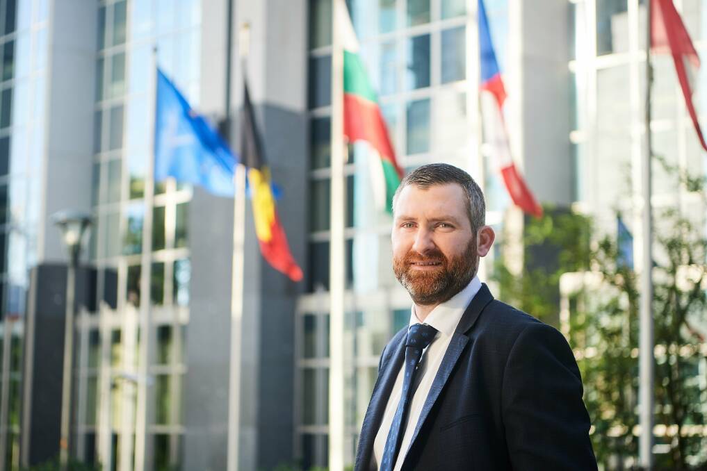 TRADE TALK: International business manager for Europe and Russia with Meat and Livestock Australia Josh Anderson is working on the Australian beef industry's bid for reform in global meat trading.