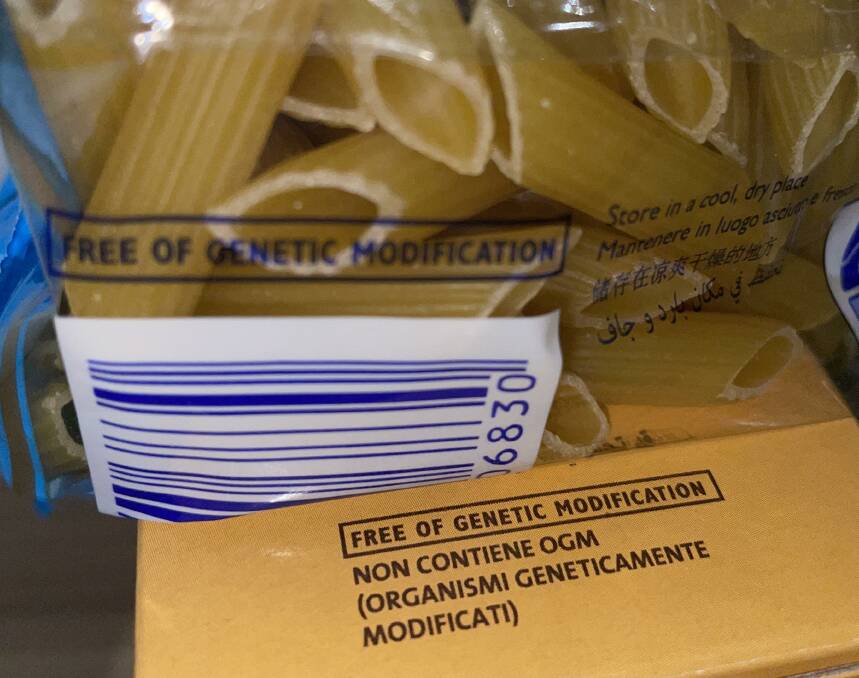 Food makers are just as likely to promote their GM-free status on labels, rather than the opposite often hidden in the very fine print. Picture: Chris McLennan.