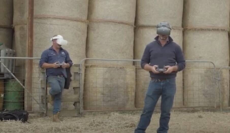 Moving the sheep now involves drones linked to virtual reality headsets.