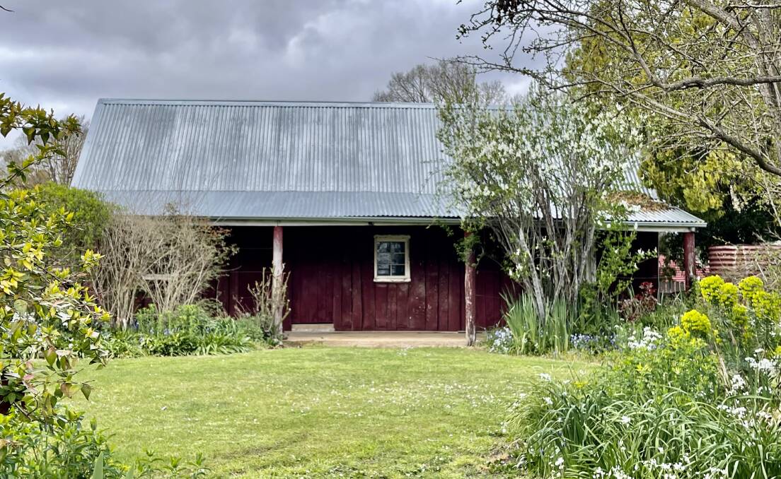 History preserved, the old slab cabin at Spring Ponds is one of the earliest examples of slab buildings from the property's 1820s European settlement.
