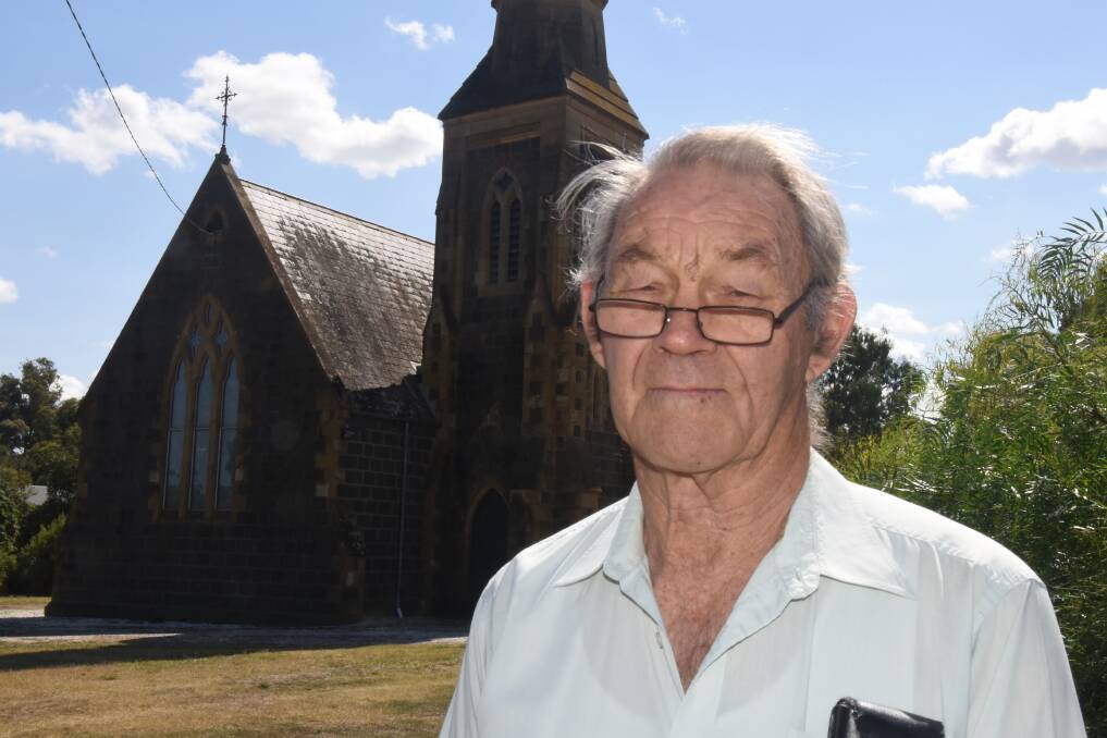 LACK OF SUPPORT: Rokewood's organist of 50 years, John Carr, said the congregation had dwindled to less than five.