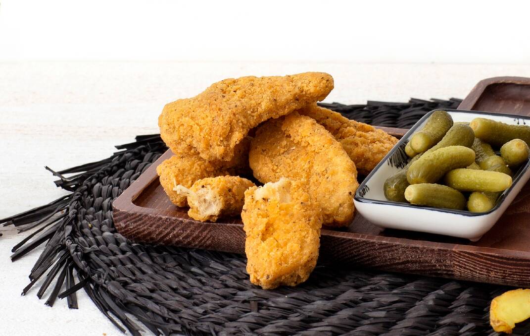 Dutch-based company Schouten this month released its plant-based snack "Crispy Chickenless Dipper" made from wheat, soy, and pea proteins.