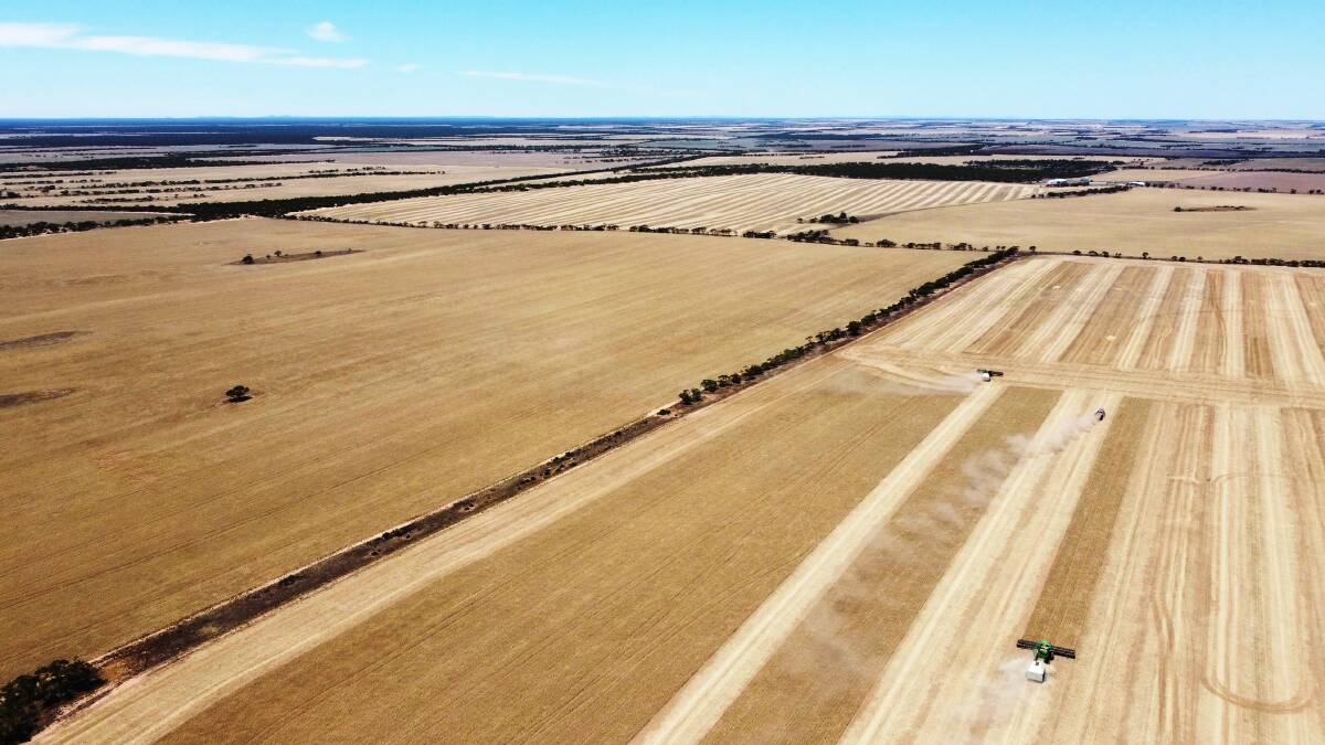 The Mudabie operation near Ceduna is said to be one of the state's largest contiguous cropping properties. Pictures: JLL Agribusiness.