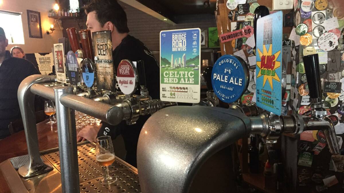 The Mallow Hotel in Ballarat is just one of a string of pubs across the country with a strong focus on craft beer.