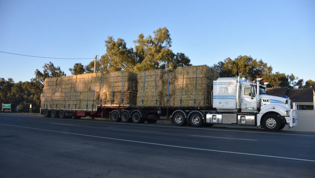 Hay trucks are making their way into fire hit parts of NSW, Victoria and South Australia.