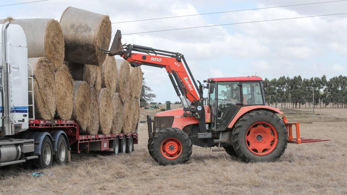 There has been an increased amount of farmer to farmer hay trading this season. File photo.