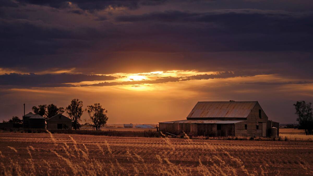 A haunting image of a shed outside Nhill in the Wimmera is one of many attention grabbing photos in the Wimmera book.
