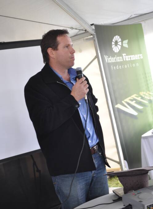 Andrew Broad during his time at the helm of the VFF.
