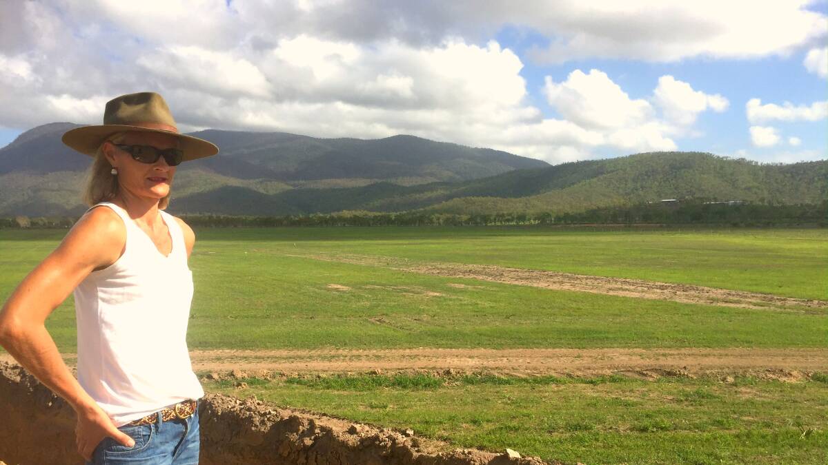 Great potential: De Wet Potgieter and wife Daleen (pictured) are in the midst of forming a large-scale hay production operation on their property at Woodstock near Townsville to aid struggling northern graziers.