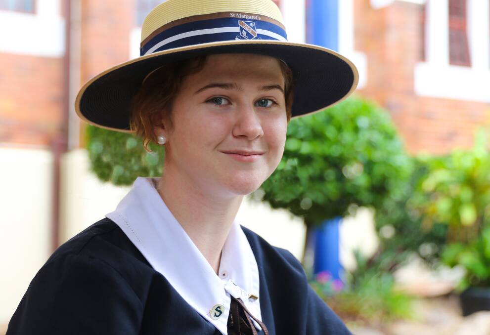 Passion for ag: St Margaret's Anglican Girls School boarder Alex Olive is looking forward to leading her familys' Apis Creek Pastoral Company stud cattle in various competitions at Beef Australia 2021.