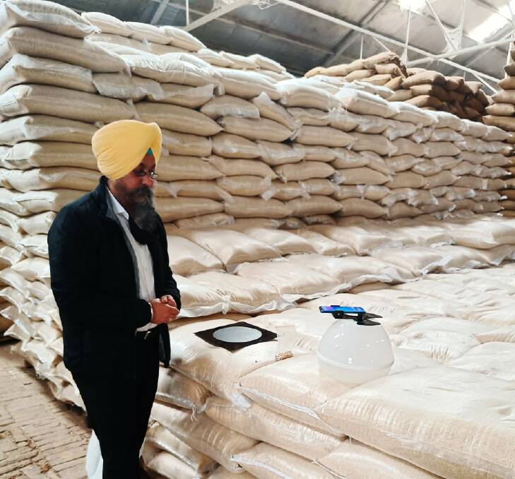 Grain Analyser's ceo, Amanpreet Singh, India, says GoMicro's AI technology will facilitate resolving quality-related trade disputes, enabling both buyers and sellers to assess to the same standards consistently and reliably. Picture supplied.
