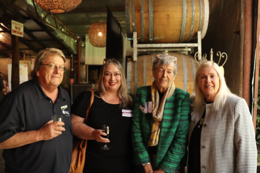 Chris Evans (left), Regional Development Australia Wheatbelt research and project support, Michelle Perkins, Shire of Dandaragan manager of community services, Jan Court, Shire of Gingin councillor and Leslee Holmes, Shire of Dandaragan president.