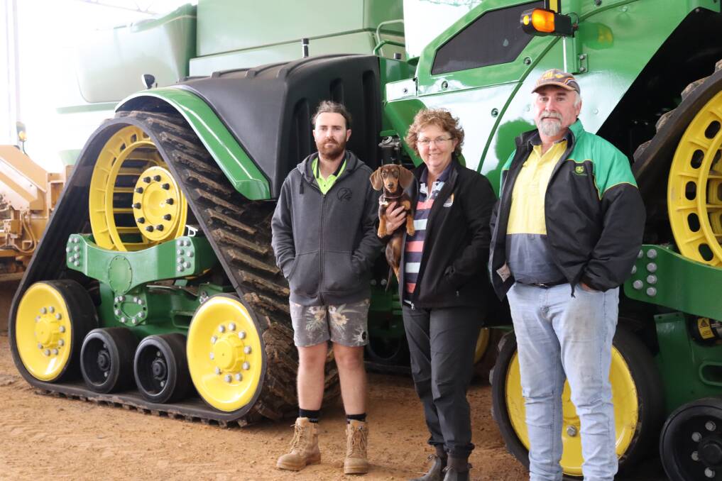 Brayden, Maryann and Geoff have found the sheep and cropping operations run hand-in-hand.