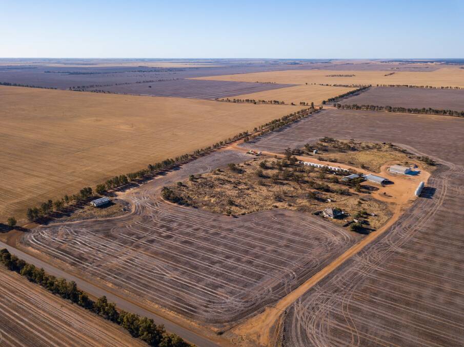 Gurrady Farms, now known as Yoona Springs, at Yuna, has been purchased by Warakirri Cropping for about $30 million. Photo by Nutrien Real Estate Bunbury.