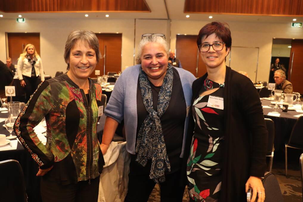 DPIRD research scientist Imma Farre (left), with University of WA School of Agriculture and Environment senior research fellow Judith Lichtenzveig and research associate Maria Pazos Navarro.