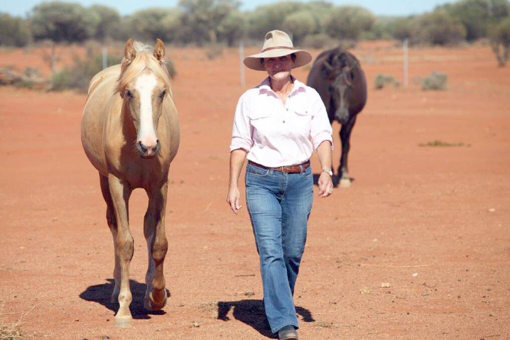 Pastoralist Debbie Dowden, Challa station, has been one of the key voices in advocating for wild dog management in the Southern Rangelands and lobbying the State government to endorse carbon farming for pastoralists. Photo by Lara Jensen.