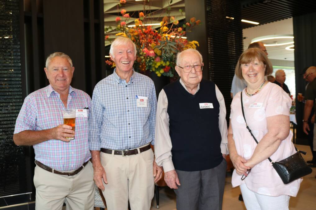 Some of the stalwarts of the EPEA organisation included Lynton Symington (left), Willetton and Bob Peake, Attwell, with its oldest member, 102-year-old Gordon Briglin, Greenmount and his daughter Lin Robins, Gooseberry Hill.