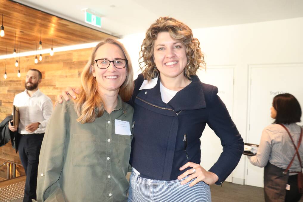UWA research associate Joanne Wisdom (left) and Wide Open Agriculture director Elizabeth Brennan.