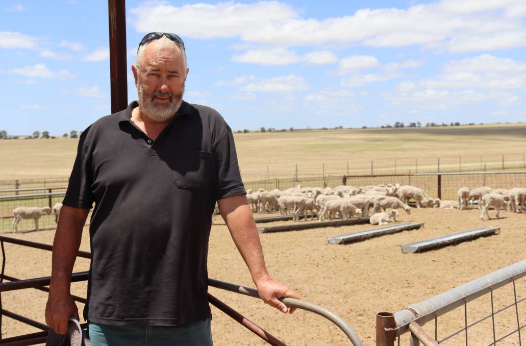 Eneabba sheep farmer Chris Patmore.