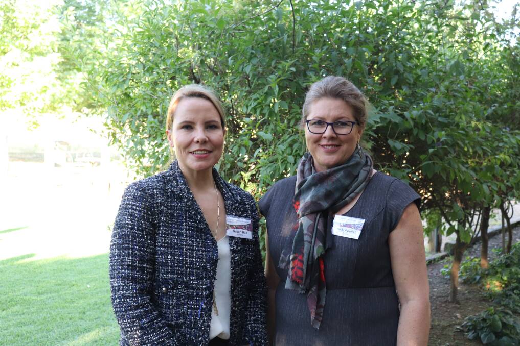 Susan Hall (left), DPIRD agribusiness food and trade executive director with Nikki Poulish, DPIRD specialised food centre manager.