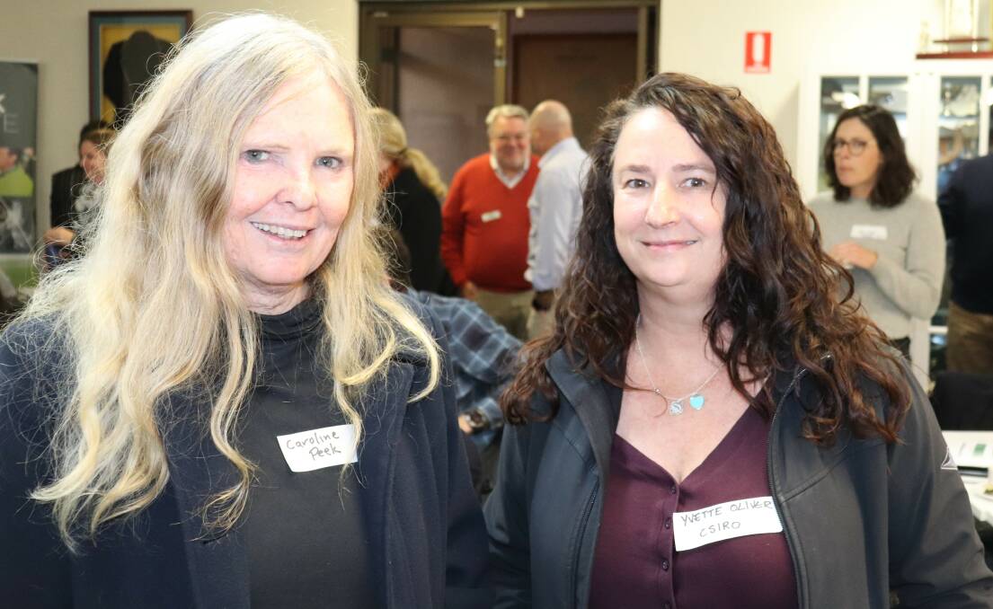 Caroline Peek (left), Merredin, with Yvette Oliver, Perth.