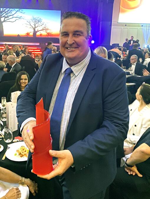 AEGIC chief executive Richard Simonaitis at the Australian Institute of Management (AIM) WA Pinnacle Awards earlier this month.