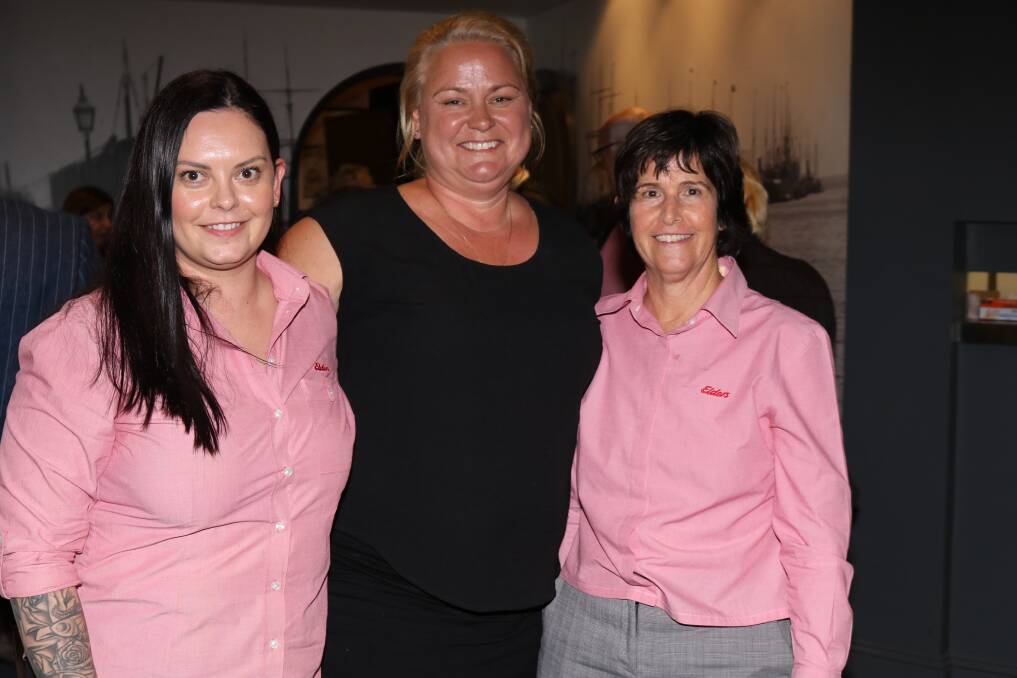 Sales support officer Holly Dvorak (left), Midland, with sales representatives Libby Carruthers, Midland and Michelle Allardyce, Northam.