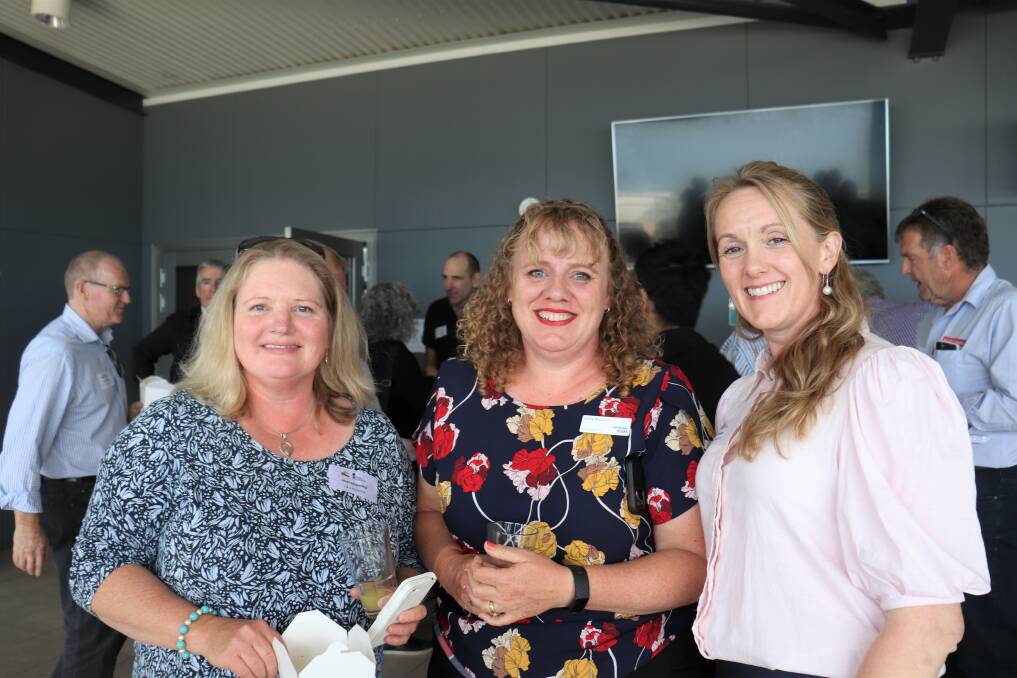 Former Western Dairy chairwoman and Waroona dairy farmer Vicki Fitzpatrick (left), Brunswick dairy farmer and RSM representative Emily Marston and WAFarmers dairy council member Nicola Parker.