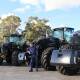 Shaun Robinson, SLR Tractors & Machinery, Baldivis, has Deutz-Fahr 6 Series Warrior, the first new 8 Series Warrior in Western Australia (the tractor behind him) and a flagship 9 Series Warrior tractor in stock.