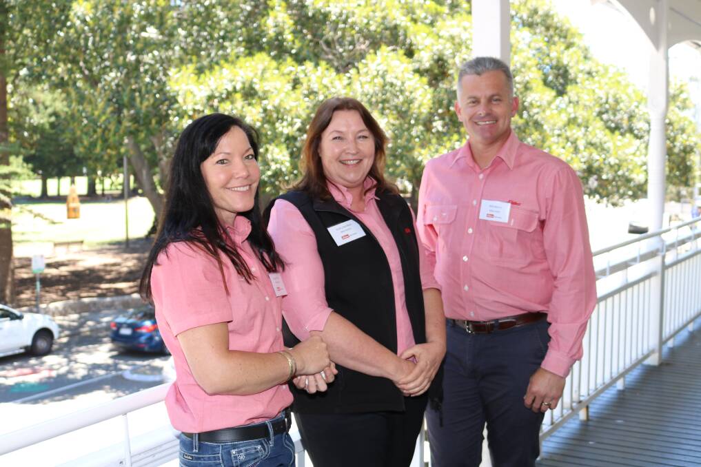 Members of the Merredin team at the conference included Jacqui Burton (left), Kathy Beilken and Will Morris.