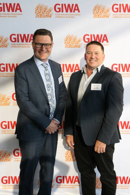 Beaumont grower Lyndon Mickel (right), has been elected as the new chairman of GIWA, replacing Highbury farmer Ashley Wiese (left), who had been in the role for 12 months.