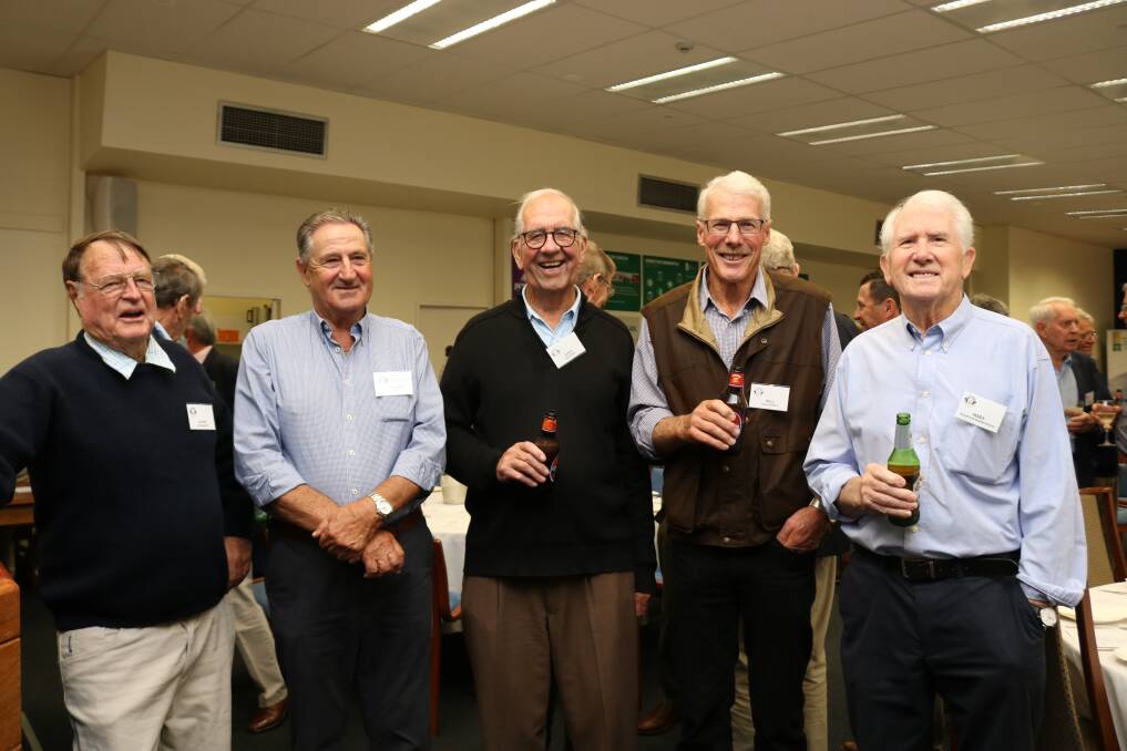 One of the furthest travelled was Sandy McTaggart (left), Geraldton, with Robert Doney, Harrismith, John Mattiske, Peppermint Grove, Bill O'Halloran, Mt Claremont and Mike Egerton-Warburton, Claremont.